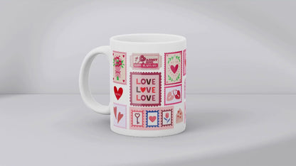 Love Stamp MUG SUBLIMATION PRINT