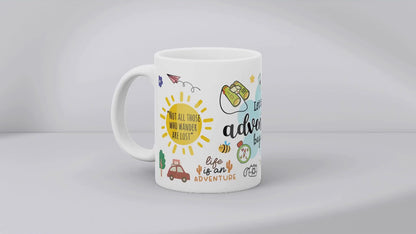 Let The Adventure Begin MUG SUBLIMATION PRINT
