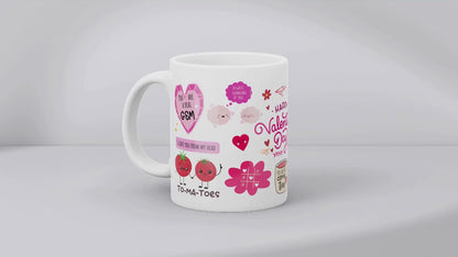 Happy Valentines Day MUG SUBLIMATION PRINT