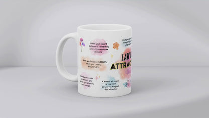 Law Of Attraction MUG SUBLIMATION PRINT