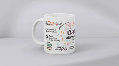 Daily Affirmations MUG SUBLIMATION PRINT