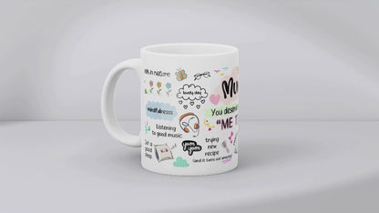 Mum 'Me Time' MUG SUBLIMATION PRINT