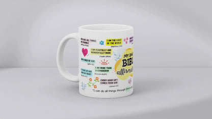 My Daily Bible Affirmations MUG SUBLIMATION PRINT