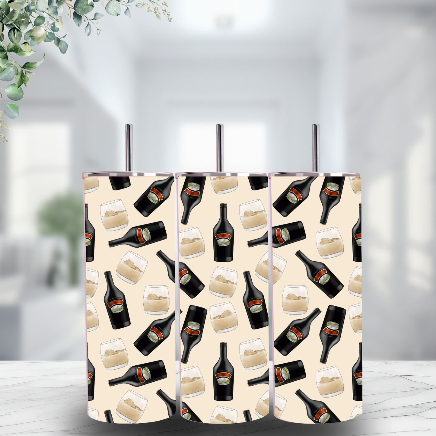 20oz Ready-to-sell Tumbler - cream background