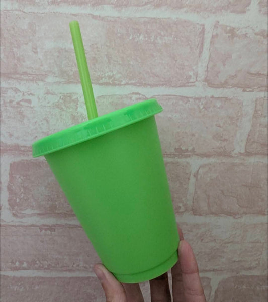 16oz green cold cup