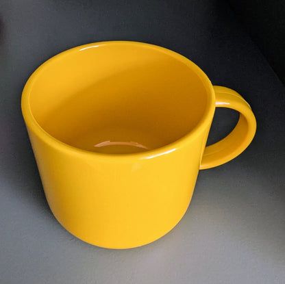 Yellow 6oz Sublimation polymer mug