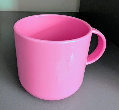 Pink 6oz Sublimation polymer mug