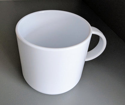 White 6oz Sublimation polymer mug