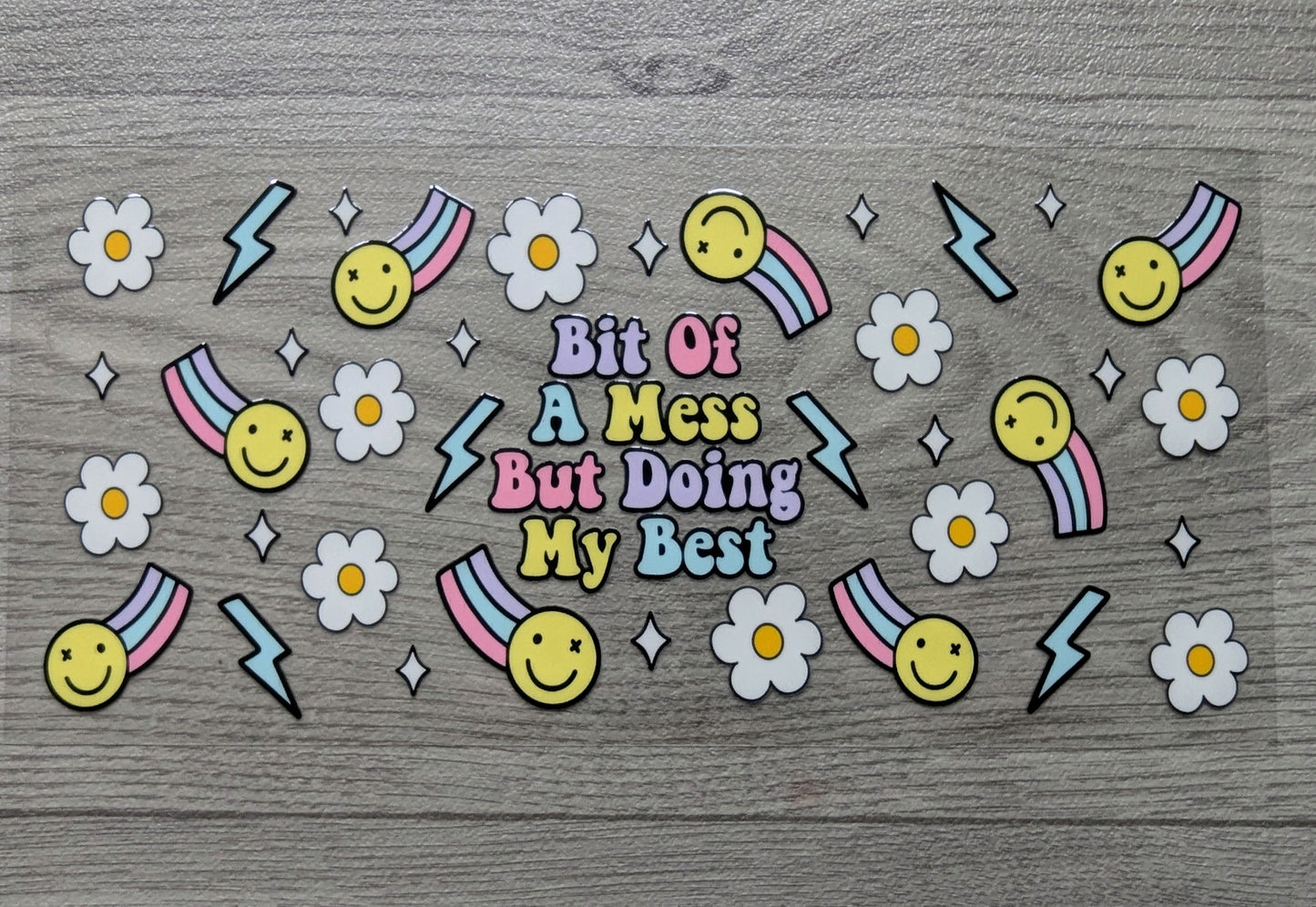 16oz straight UVDTF - bit of a mess