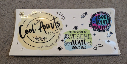 16oz straight UVDTF - aunt