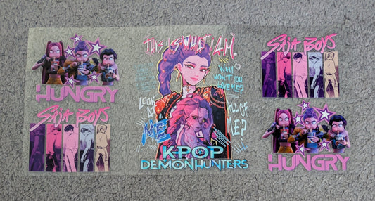 16oz straight UVDTF - Kpop
