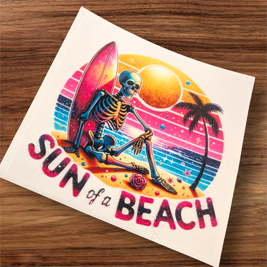 UVDTF Decal - sun of a beach