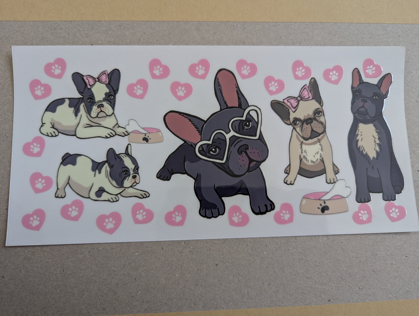 16oz straight UVDTF - dogs