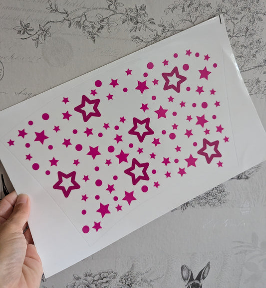 24oz Curved UVDTF - Stars