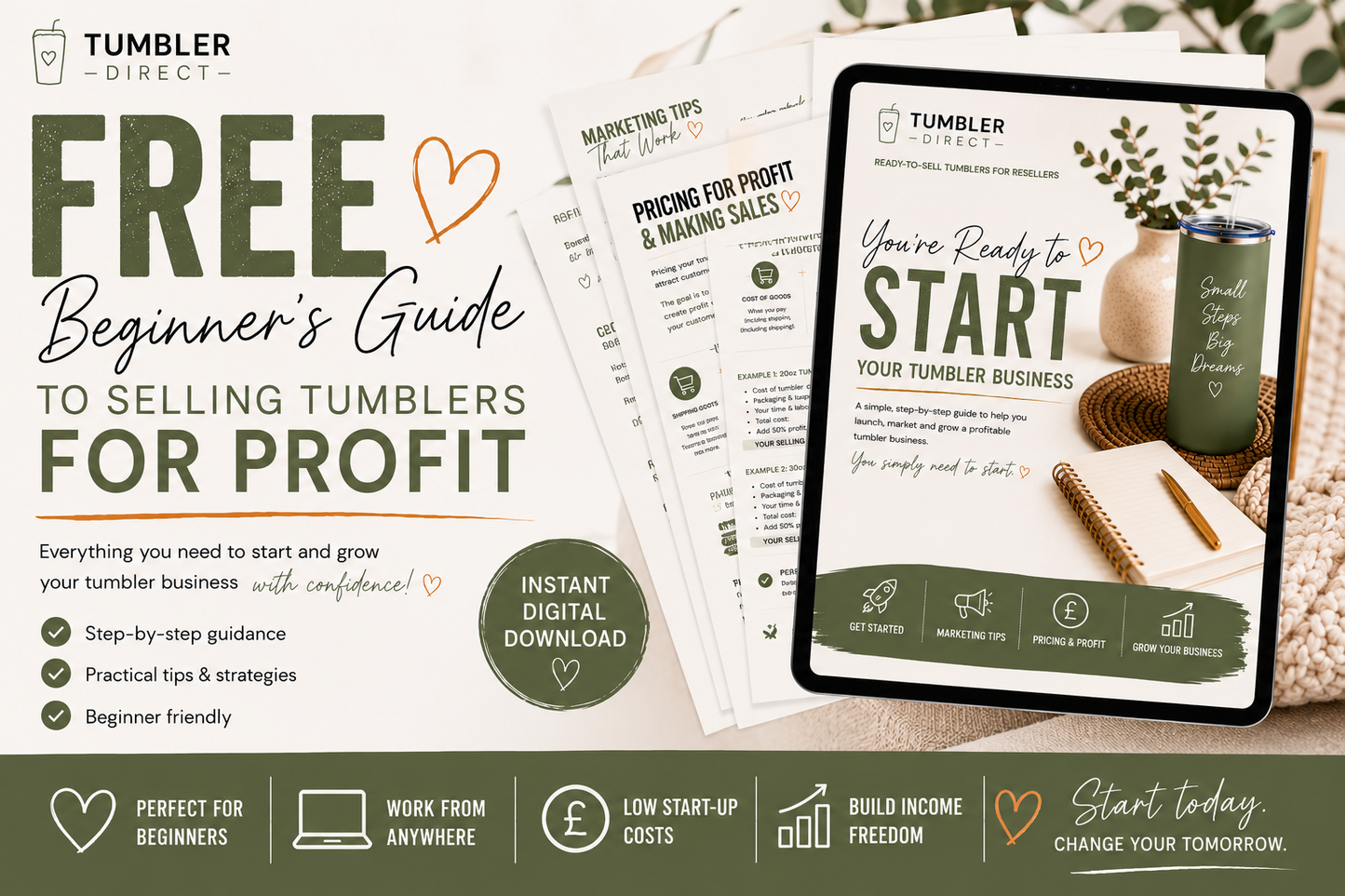 Selling Tumblers for Profit FREE GUIDE