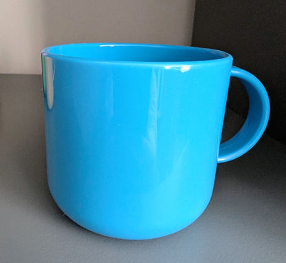 Blue 6oz Sublimation polymer mug