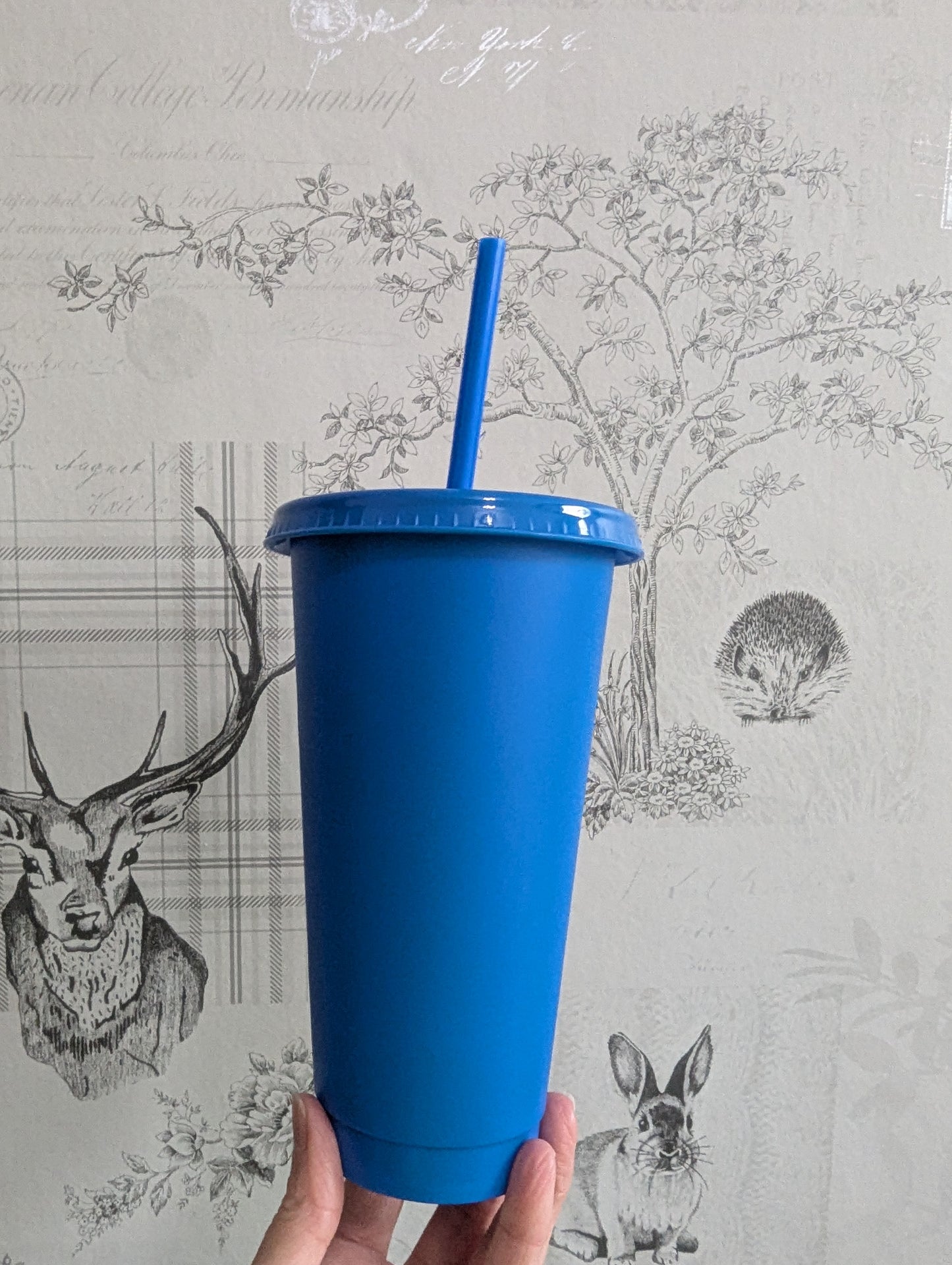24oz Dark Blue Cold cup