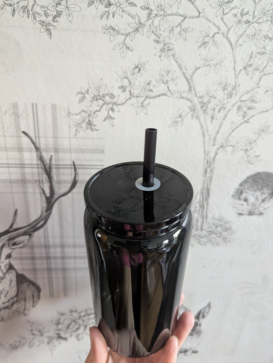 16oz BLACK Plastic Libbey Can Cups