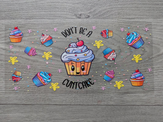 16oz straight UVDTF - cake