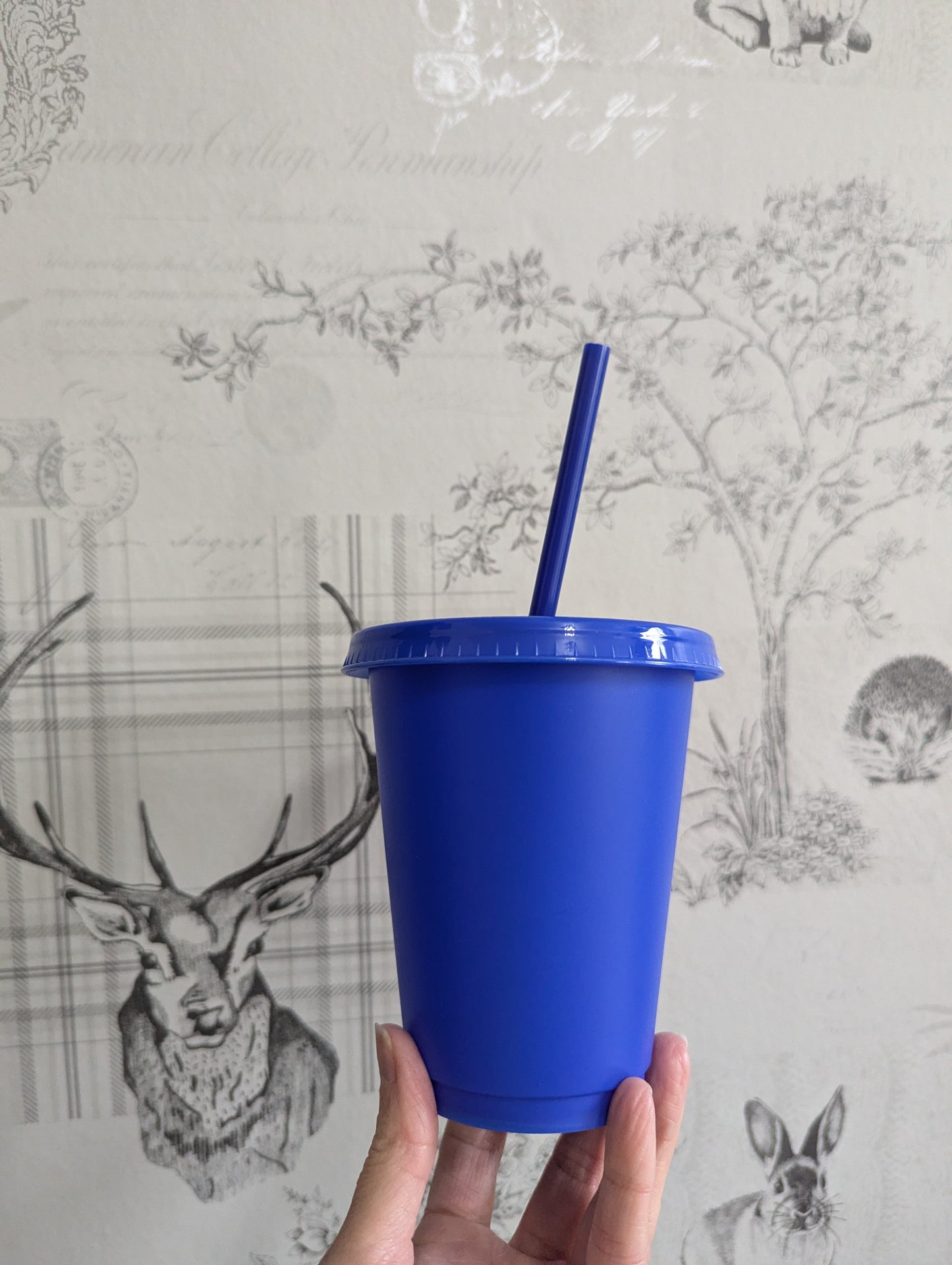 16oz Blue Cold cup