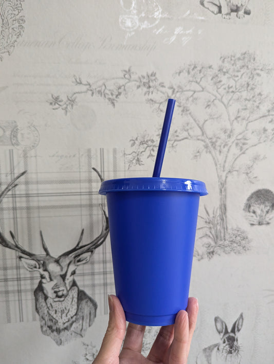 16oz Blue Cold cup