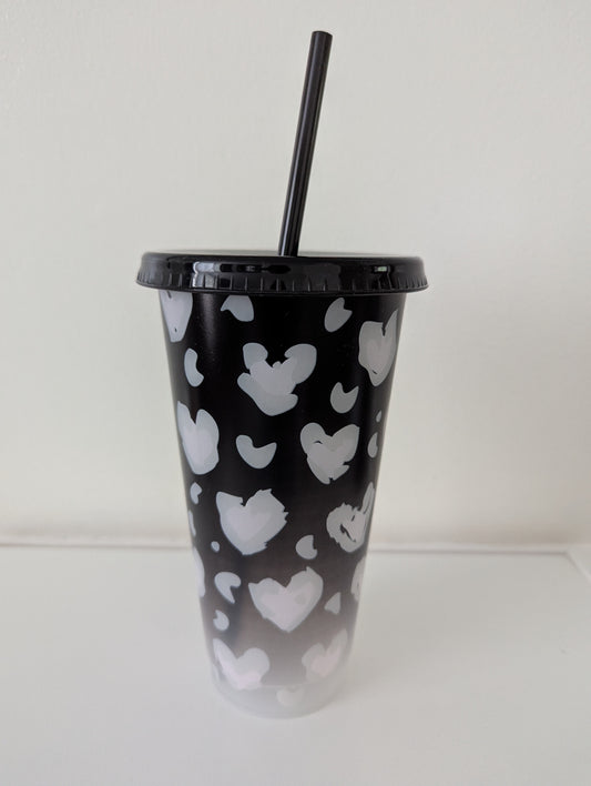 24oz Colour Changing Heart Cups