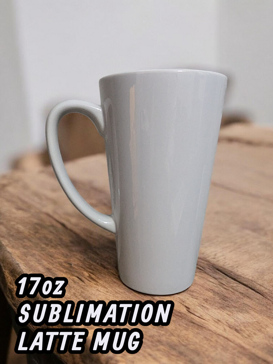 17oz SUBLIMATION LATTE MUG