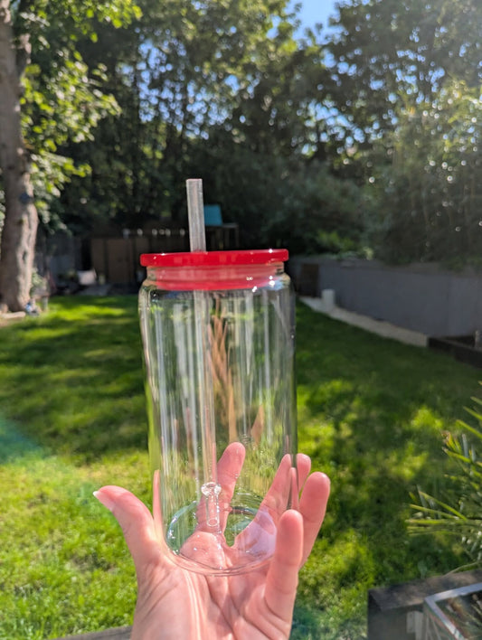 Glass Libbey can cup