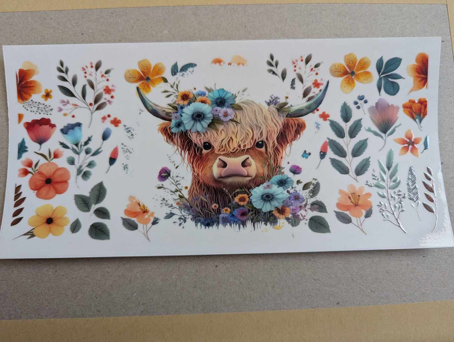 16oz straight UVDTF - cows