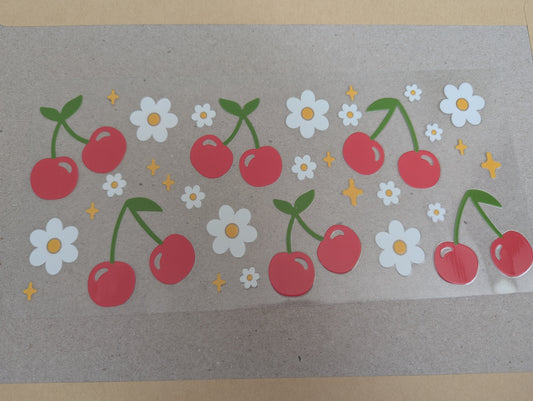 16oz straight UVDTF - cherries