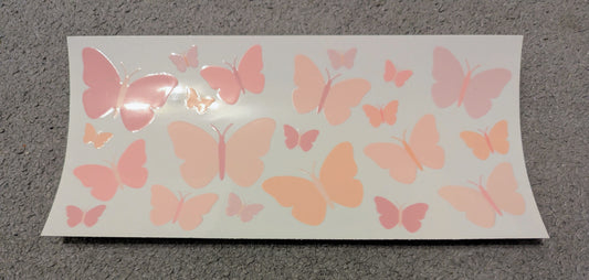 16oz straight UVDTF - butterflies