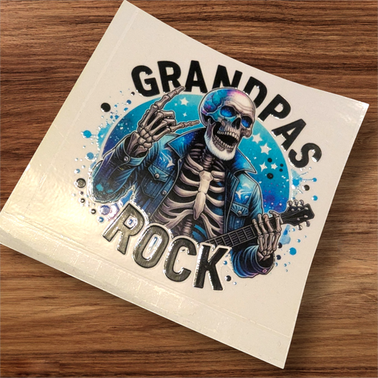 UVDTF Decal - grandpa's rock