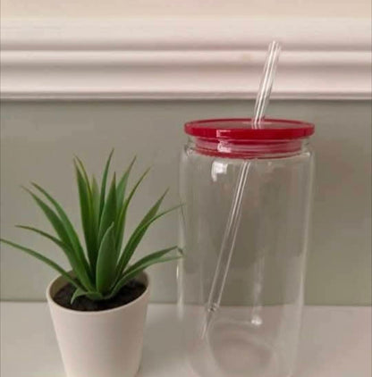 Glass Libbey can cup