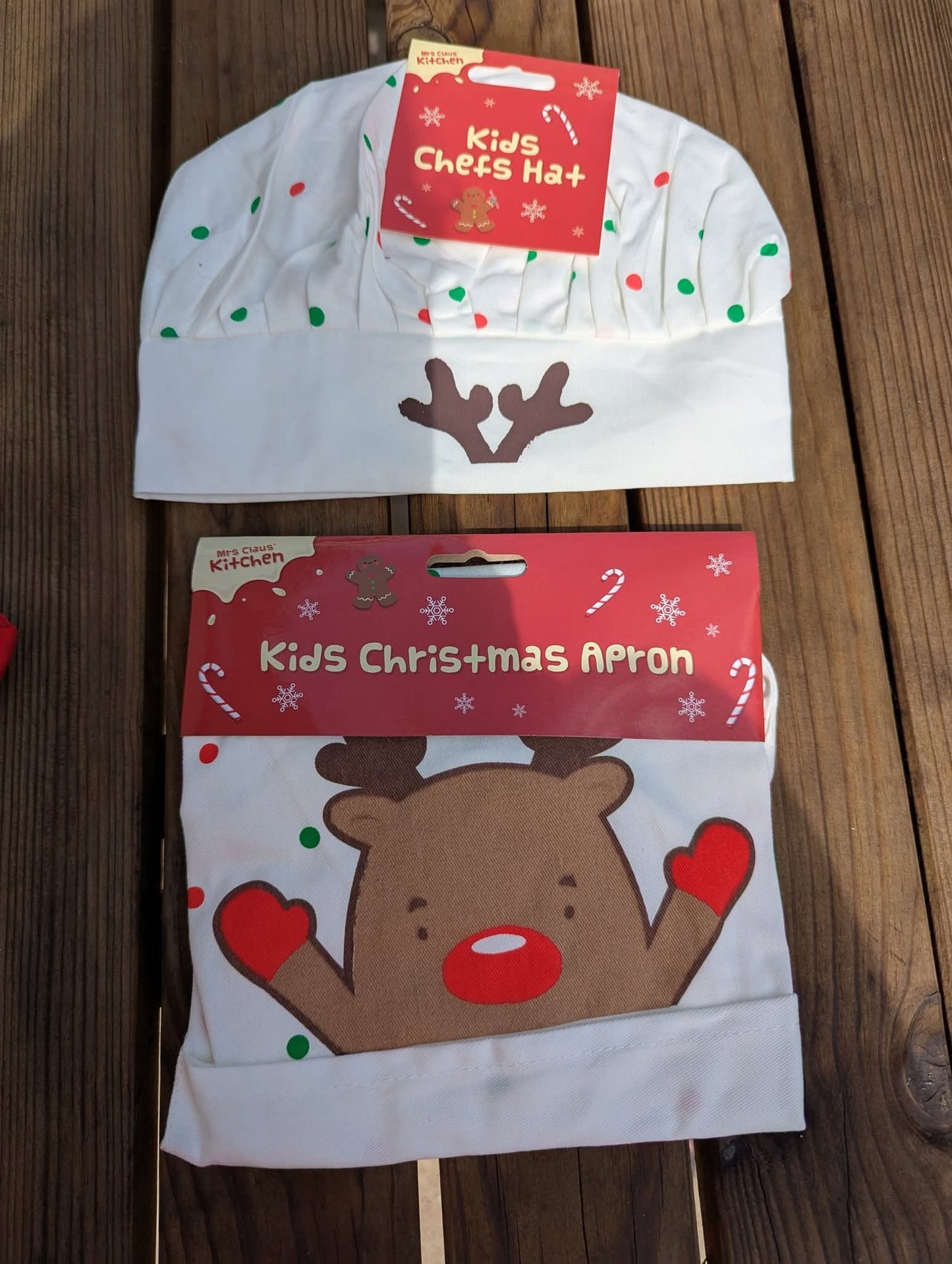 Children's Apron + Hat Set