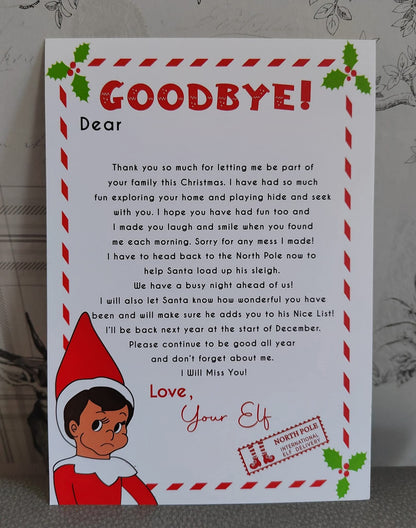 Elf Letter Sets Pk 5
