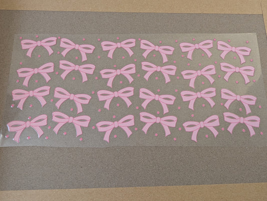 16oz straight UVDTF - bows