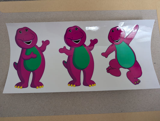 16oz straight UVDTF - B, the dinosaur