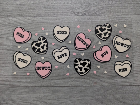 16oz straight UVDTF - hearts