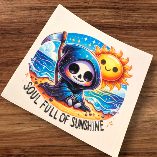UVDTF Decal - soul full of sunshine