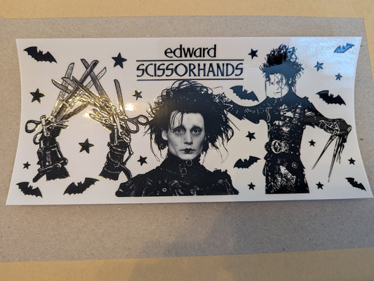 16oz straight UVDTF - scissors