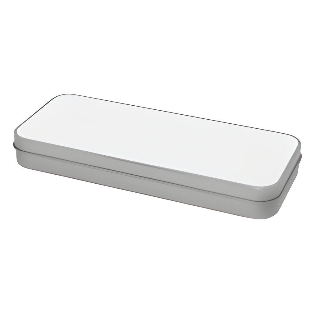 Silver Sublimation pencil case tin