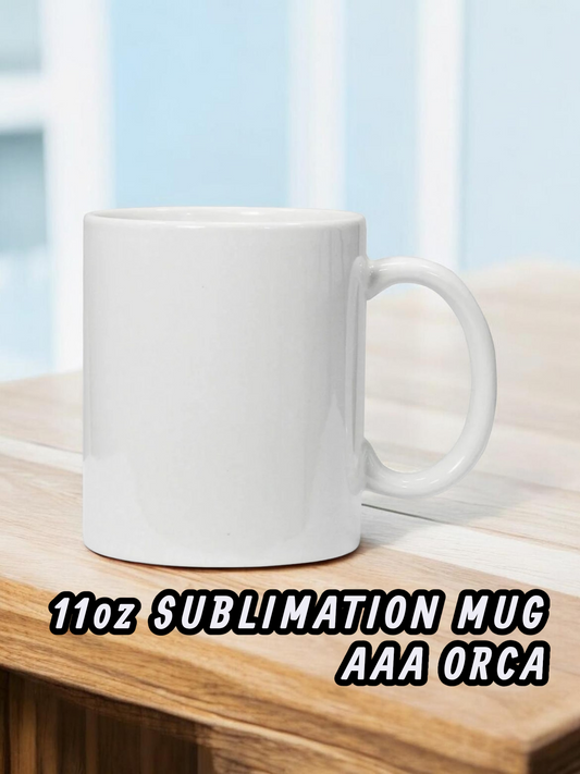 11oz SUBLIMATION MUG ORCA AAA GRADE