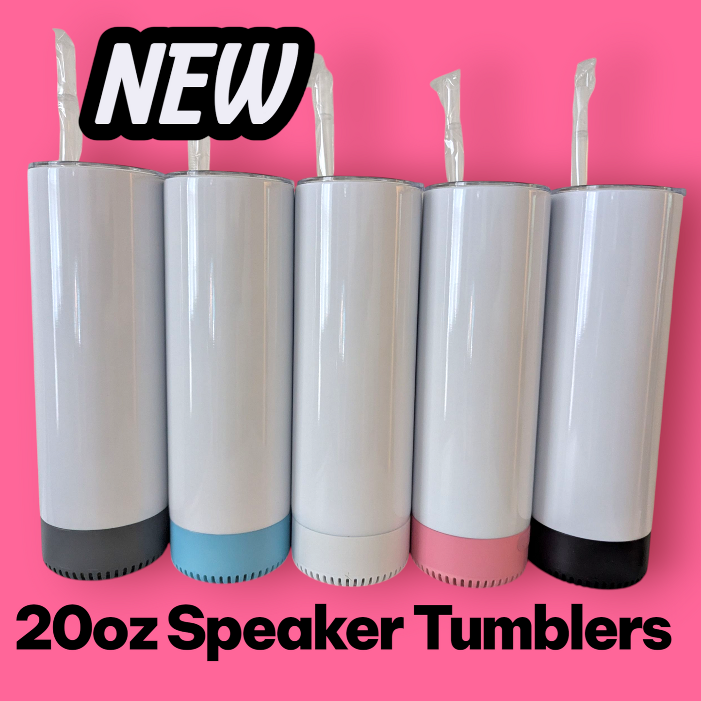 SUBLIMATION SPEAKER TUMBLERS