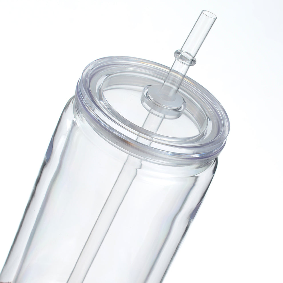 Acrylic 16oz snow globe Tumbler