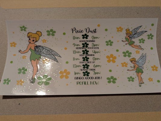 16oz straight UVDTF - Tinkerbell