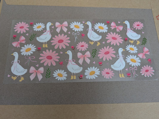 16oz straight UVDTF - geese