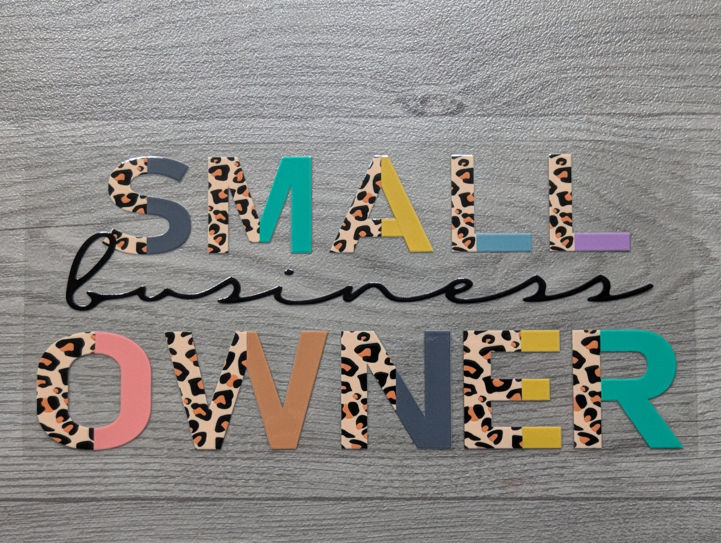 16oz straight UVDTF - small business owner