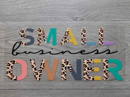 16oz straight UVDTF - small business owner