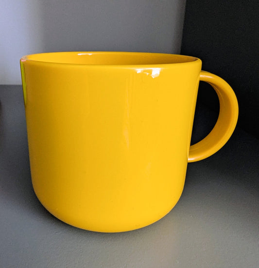 Yellow 6oz Sublimation polymer mug