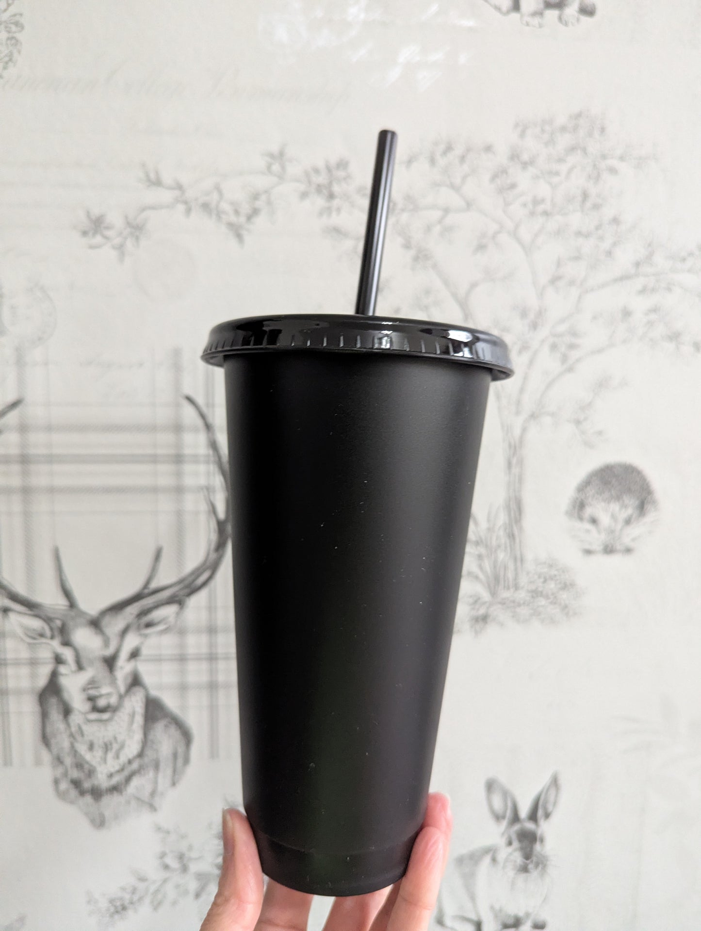 24oz Black Cold cup